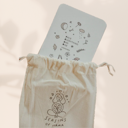 Seasons Of Mama - Pregnancy & Birth Cards with timber stand