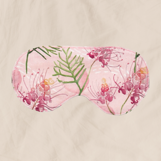 Wheatbag Loves Eye Mask Grevillia