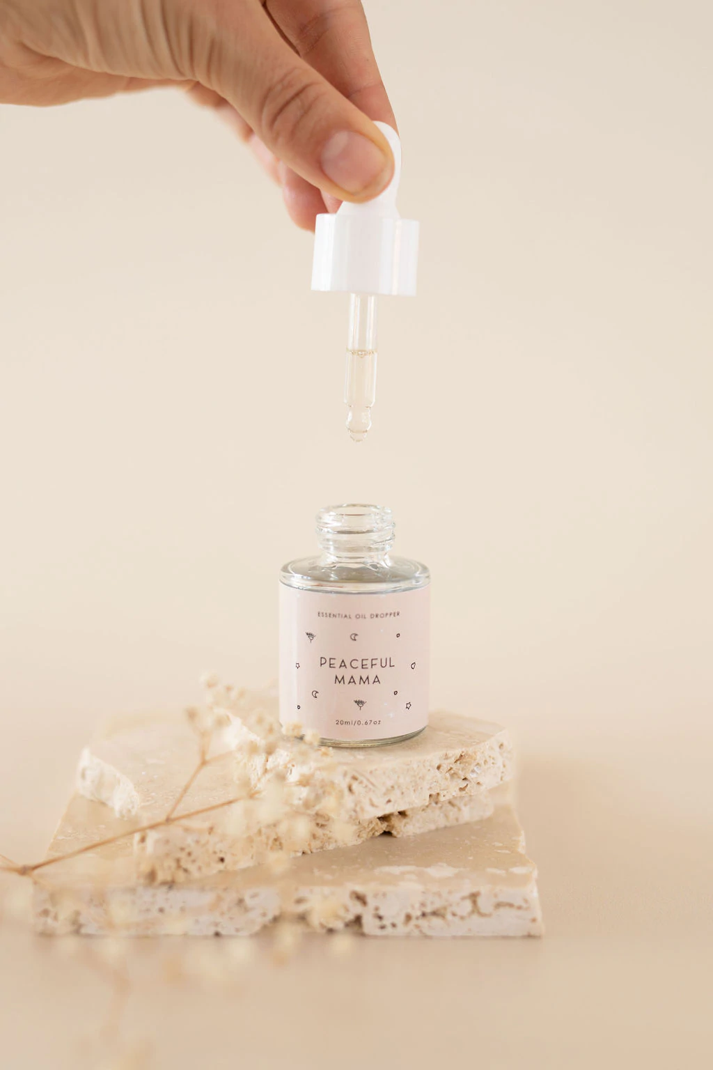 Seasons Of Mama - Peaceful Essential Oil Dropper Bottle