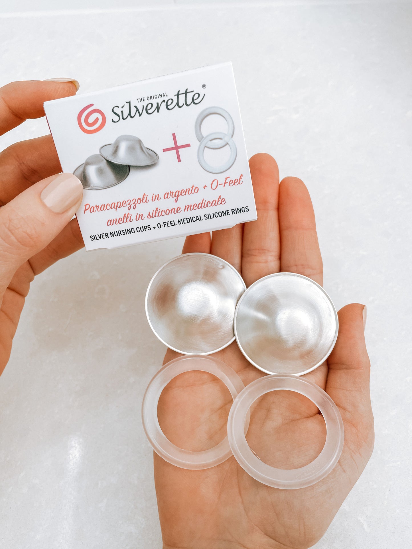 Silverette® cups + O-Feel™ ring X-LARGE
